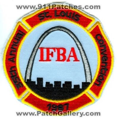 International Fire Buff Associates 35th Annual Saint Louis Convention 1987 (Missouri)
Scan By: PatchGallery.com
Keywords: ifba st.
