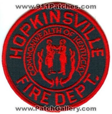 Hopkinsville Fire Department (Kentucky)
Scan By: PatchGallery.com
Keywords: dept.