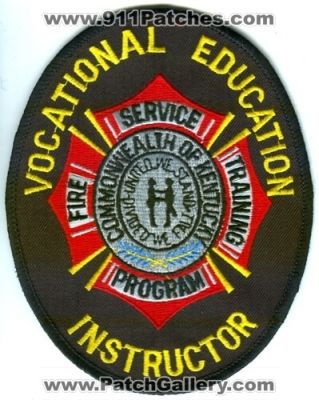 Kentucky Fire Service Training Program Vocational Education Instructor (Kentucky)
Scan By: PatchGallery.com
