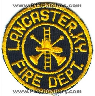 Lancaster Fire Department (Kentucky)
Scan By: PatchGallery.com
Keywords: dept. ky.