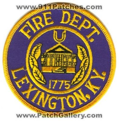 Lexington Fire Department (Kentucky)
Scan By: PatchGallery.com
Keywords: dept. ky.