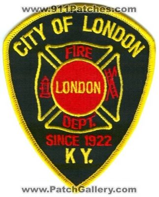 London Fire Department (Kentucky)
Scan By: PatchGallery.com
Keywords: city of dept. ky.