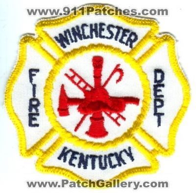 Winchester Fire Department (Kentucky)
Scan By: PatchGallery.com
Keywords: dept.