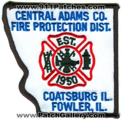 Central Adams County Fire Protection District (Illinois)
Scan By: PatchGallery.com
Keywords: co. dist. coatsburg fowler il.