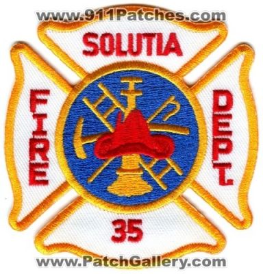 Solutia Fire Department (Illinois)
Scan By: PatchGallery.com
Keywords: dept. 35