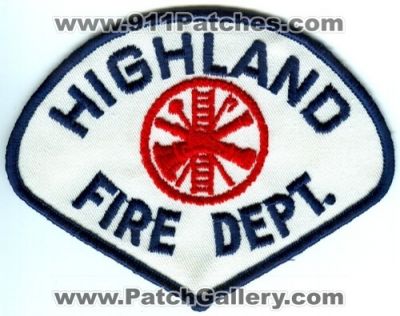 Highland Fire Department (Indiana)
Scan By: PatchGallery.com
Keywords: dept.