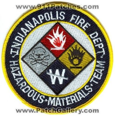 Indianapolis Fire Department Hazardous Materials Team Patch (Indiana)
Scan By: PatchGallery.com
Keywords: hazmat haz-mat dept.