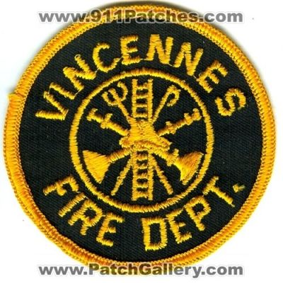 Vincennes Fire Department (Indiana)
Scan By: PatchGallery.com
Keywords: dept.