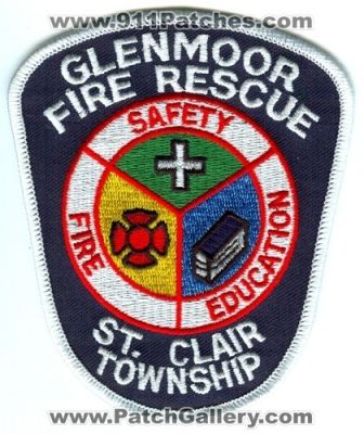Glenmoor Fire Rescue Department Saint Clair Township Patch (Ohio)
Scan By: PatchGallery.com
Keywords: dept. st. twp. safety education