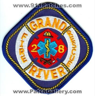 Grand River Fire Rescue Department 28 Patch (Ohio)
Scan By: PatchGallery.com
Keywords: dept.