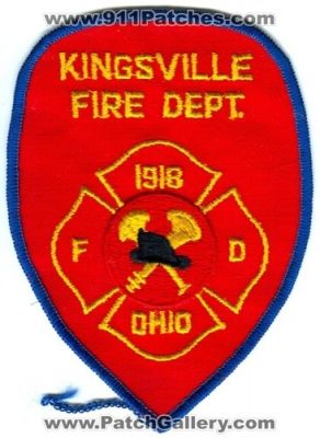 Kingsville Fire Department (Ohio)
Scan By: PatchGallery.com
Keywords: dept. fd