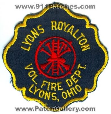 Lyons Royalton Volunteer Fire Department (Ohio)
Scan By: PatchGallery.com
Keywords: vol. dept.