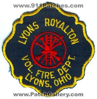 Lyons Royalton Volunteer Fire Department (Ohio)
Scan By: PatchGallery.com
Keywords: vol. dept.