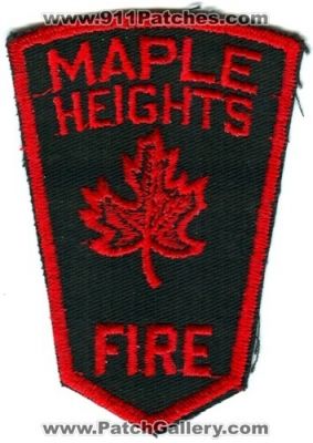 Maple Heights Fire (Ohio)
Scan By: PatchGallery.com
