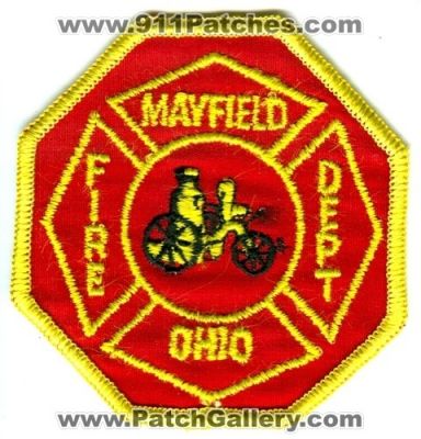 Mayfield Fire Department (Ohio)
Scan By: PatchGallery.com
Keywords: dept