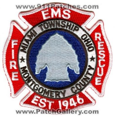 Miami Township Fire Department Montgomery County Patch (Ohio)
Scan By: PatchGallery.com
Keywords: twp. dept. co. rescue ems
