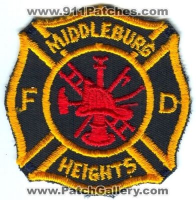 Middleburg Heights Fire Department Patch (Ohio)
Scan By: PatchGallery.com
Keywords: dept. fd