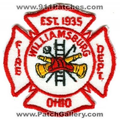 Williamsburg Fire Department (Ohio)
Scan By: PatchGallery.com
Keywords: dept.