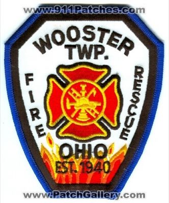 Wooster Township Fire Rescue Department Patch (Ohio)
Scan By: PatchGallery.com
Keywords: twp. dept.