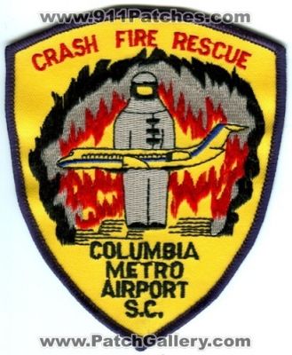 Columbia Metropolitan Airport Crash Fire Rescue Department (South Carolina)
Scan By: PatchGallery.com
Keywords: dept. cfr arff aircraft firefighter firefighting s.c.