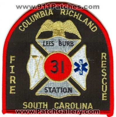 Columbia Richland Fire Rescue Station 31 (South Carolina)
Scan By: PatchGallery.com
Keywords: lees burb