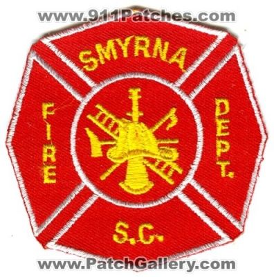 Smyrna Fire Department (South Carolina)
Scan By: PatchGallery.com
Keywords: dept. s.c.