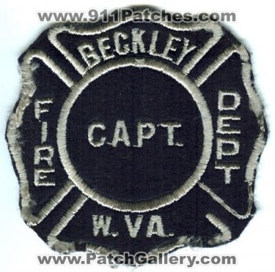 Beckley Fire Department Captain (West Virginia)
Scan By: PatchGallery.com
Keywords: dept capt. w. va.
