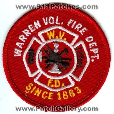 Warren Volunteer Fire Department (West Virginia)
Scan By: PatchGallery.com
Keywords: vol. dept. w.v. f.d.