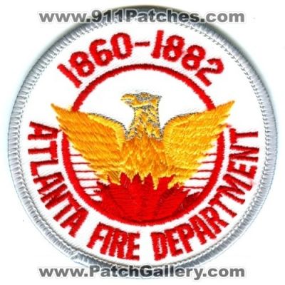 Atlanta Fire Department 1860-1882 Patch (Georgia)
[b]Scan From: Our Collection[/b]
