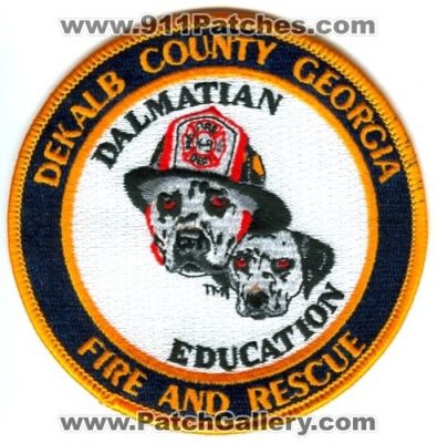 Dekalb County Fire Rescue Department Dalmation Education (Georgia)
Scan By: PatchGallery.com
Keywords: dcfd d.c.f.d. dept. and