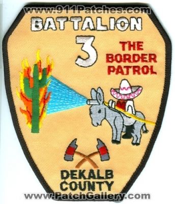Dekalb County Fire Rescue Department Battalion 3 (Georgia)
Scan By: PatchGallery.com
Keywords: dcfd d.c.f.d. dept. the border patrol