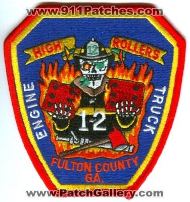 Fulton County Fire Department Company 12 (Georgia)
Scan By: PatchGallery.com
Keywords: co. dept. fcfd station engine truck high rollers ga.