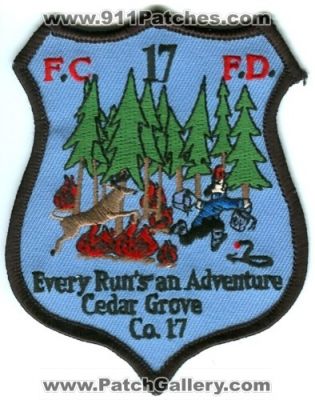 Fulton County Fire Department Company 17 (Georgia)
Scan By: PatchGallery.com
Keywords: f.c.f.d. fcfd dept. co. station every runs an adventure cedar grove