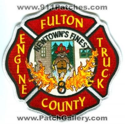 Fulton County Fire Department Company 8 (Georgia)
Scan By: PatchGallery.com
Keywords: co. dept. station engine truck newtowns finest