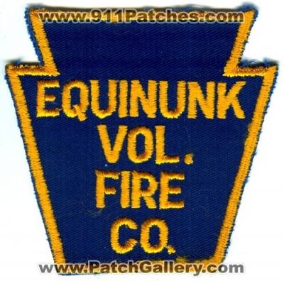 Equinunk Volunteer Fire Company (Pennsylvania)
Scan By: PatchGallery.com
Keywords: vol. co.