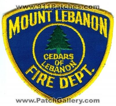 Mount Lebanon Fire Department (Pennsylvania)
Scan By: PatchGallery.com
Keywords: mt. dept.