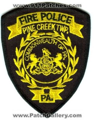 Pine Creek Township Fire Police (Pennsylvania)
Scan By: PatchGallery.com
Keywords: twp. pa.