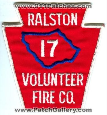 Ralston Volunteer Fire Company 17 (Pennsylvania)
Scan By: PatchGallery.com
Keywords: co.