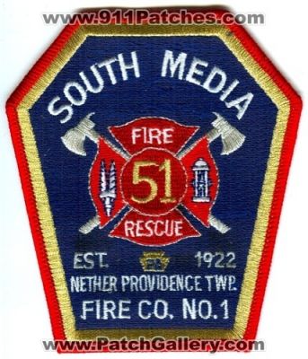 South Media Fire Company Number 1 (Pennsylvania)
Scan By: PatchGallery.com
Keywords: co. no. rescue 51 pa nether providence township twp.