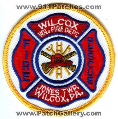 Wilcox Volunteer Fire Department Rescue (Pennsylvania)
Scan By: PatchGallery.com
Keywords: vol. dept. jones twp. township pa.