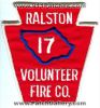 Filename=Ralston_Volunteer_Fire_Company_17_Patch_Pennsylvania_Patches_PAFr.jpg
Filesize=95KiB
Dimensions=465x500
Date added=May 20, 2010 Ralston_Volunteer_Fire_Company_17_Patch_Pennsylvania_Patches_PAFr.jpg