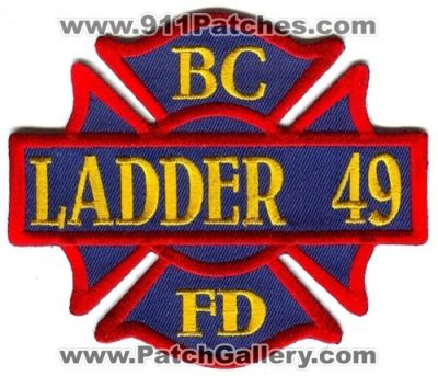 Ladder 49 Movie Baltimore City Fire Department Patch (Maryland)
Scan By: PatchGallery.com
Keywords: film bcfd b.c.f.d. dept.