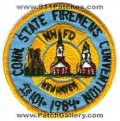 Connecticut State Firemens Convention 101st 1984 (Connecticut)
Scan By: PatchGallery.com
Keywords: conn. nhfd new haven fire department dept.