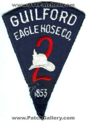 Guilford Eagle Hose Company 2 (Connecticut)
Scan By: PatchGallery.com
Keywords: co. fire