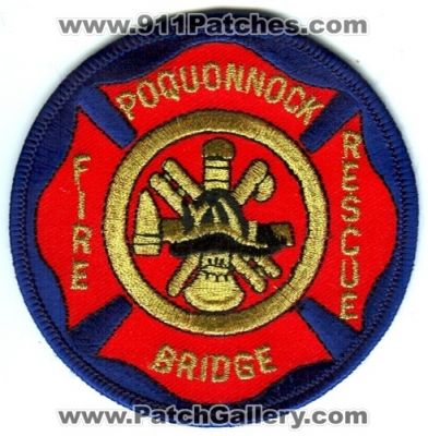 Poquonnock Bridge Fire Rescue Department Patch (Connecticut)
Scan By: PatchGallery.com
Keywords: dept.