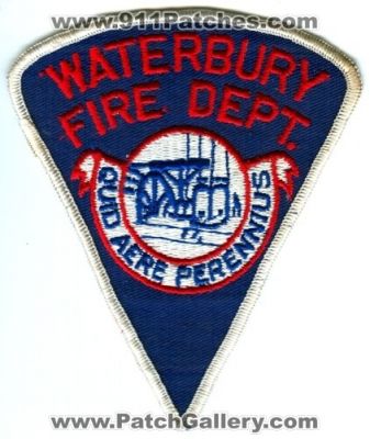 Waterbury Fire Department (Connecticut)
Scan By: PatchGallery.com
Keywords: dept.