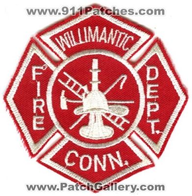 Willimantic Fire Department (Connecticut)
Scan By: PatchGallery.com
Keywords: dept. conn.