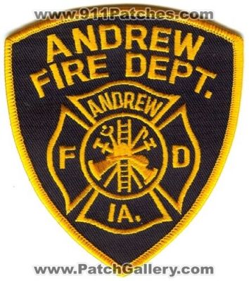 Andrew Fire Department (Iowa)
Scan By: PatchGallery.com
Keywords: dept. fd ia.