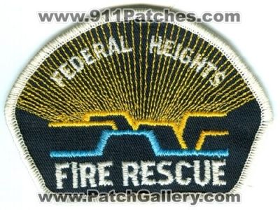 Federal Heights Fire Rescue Patch (Colorado)
[b]Scan From: Our Collection[/b]
