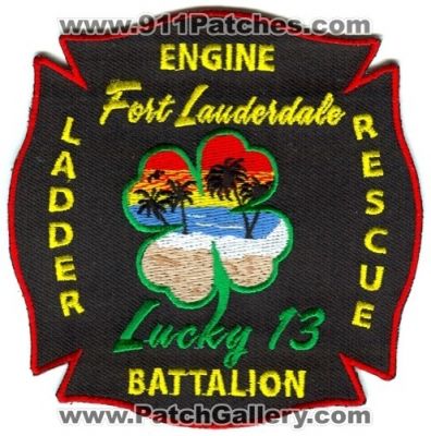 Fort Lauderdale Fire Rescue Department Station 13 (Florida)
Scan By: PatchGallery.com
Keywords: ft. dept. engine ladder battalion